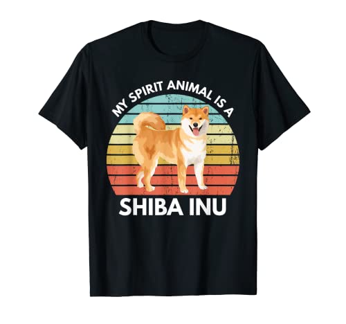 Divertido Shiba Inu Mi espíritu Animal Es Un Shiba Inu Camiseta