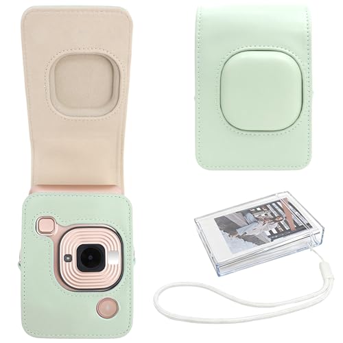 Funda Protectora Fuji Mini Liplay PU Cuero Verde Matcha