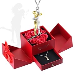 Red box + Silver necklace