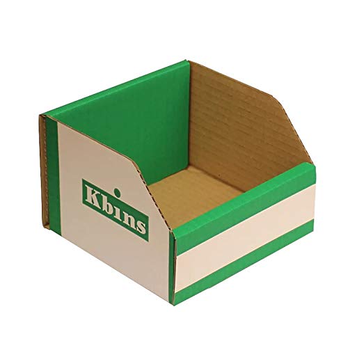 Image of Pack of 50 K Bins - 100mm High Cardboard Storage/Picking Bins (150 x 150mm - A1515)