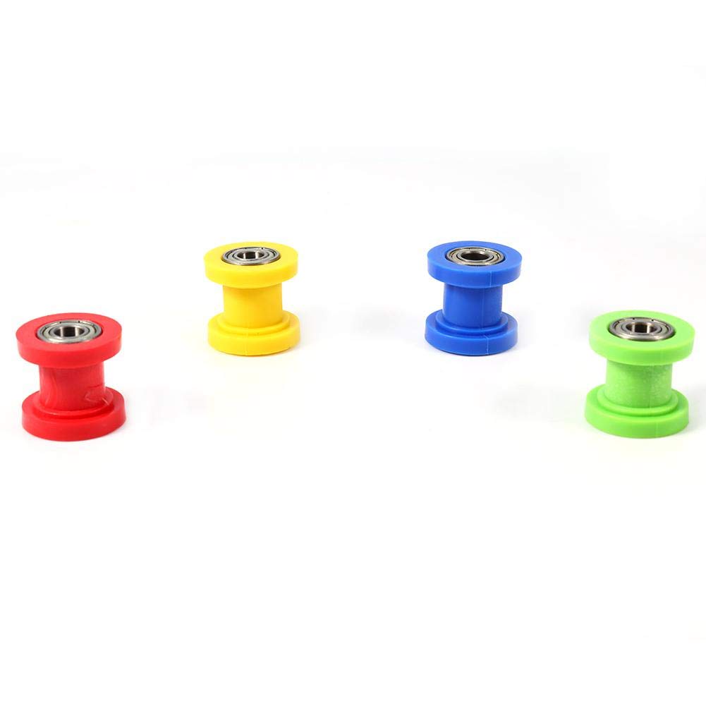 Rullo catena 10mm Slider tenditore guida ruota Pit Dirt Mini Bike Moto Atv(Blu