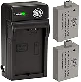 BM Premium 2 Pack of LP-E5 Batteries And Battery Charger Kit For Canon EOS Rebel XS, Rebel T1i, Rebel XSi, 1000D, 500D, 450D, Kiss X3, Kiss X2, Kiss F Digital SLR Camera