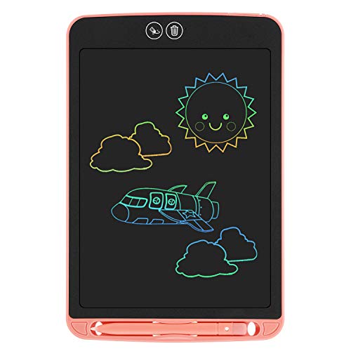 LCD Writing Tablet 10 Inch, Drawing Board,Colorful Magnetic Doodle Partial Erasable Reusable Writing