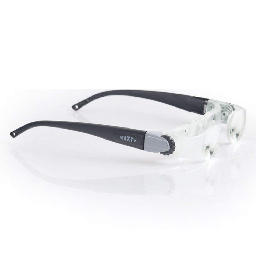 Lupa 2.1X Máscara para los Ojos Gafas ópticas Lupa Lente HD para fijación de Relojes Grabado electrónico, portátil Negro