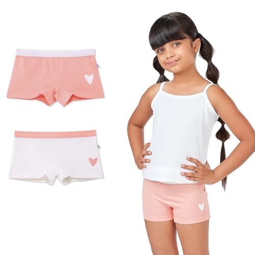 Image of YouGotPlanB Cotton Trunks for Girls | Ages 4-16 | Stretchable Trunks for Kids | Snug-Fit | Perfect for Active Girls