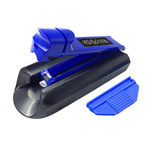 GHRMB Manual Cigarette Tobacco Injector Rolling Machine Single Tube Filling Roller Maker Smoking (Blue)