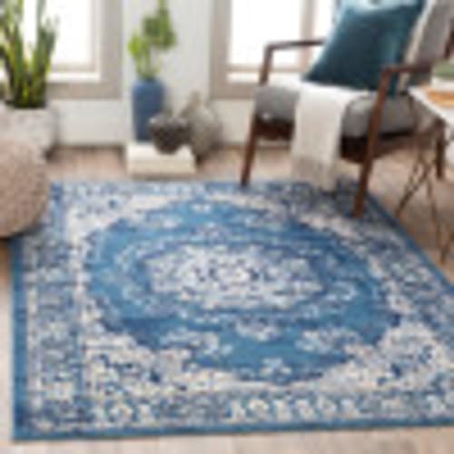 Artistic Weavers Brendan Traditional Medallion Area Rug, 7'10' x 10'2', Navy