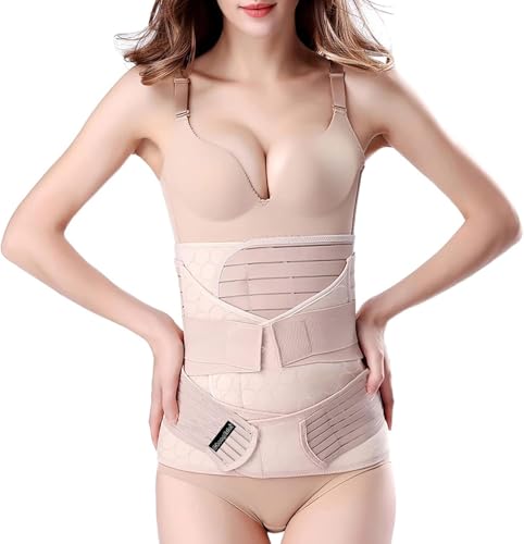 ChongErfei 3 in 1 Postpartum Support - Recovery Belly/waist/pelvis Belt Shapewear Slimming Girdle,...