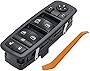 ZAPOSTS Master Power Window Switch for 2008-2012 Jeep Liberty & Dodge Nitro,2009-2010 Dodge Journey,8 PINS + 13 PINS,4602632AB 4602632AD 4602632AC Driver Side Control switches(Green Light)
