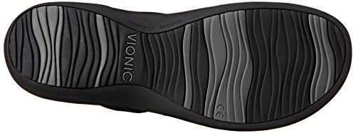Vionic Women's Rest Karina Backstrap Sandal- Supportive Ladies Slip On Sandals That Include Three-Zone Comfort With Orthotic Insole Arch Support, Medium And Wide Fit Black 10 Medium Us #TOP3