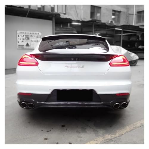 Diffuseur arrière Panamera 971 carbone lèvre inférieure contre plastique usé