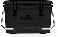 Vista 57 de Grizzly 20 Cooler Cofre de hielo de 20 cuartos de galón duradero con aislamiento rotomoldeado Fabricado en Estados Unidos Garantía de por vida