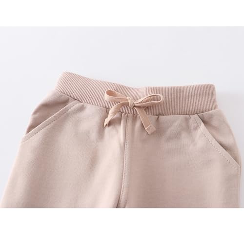 Image of Little Boys Jogger Pants Toddler Boys' Drawstring Elastic Waist Cotton Casual Sweatpants 1PC / 2 PCS Set
