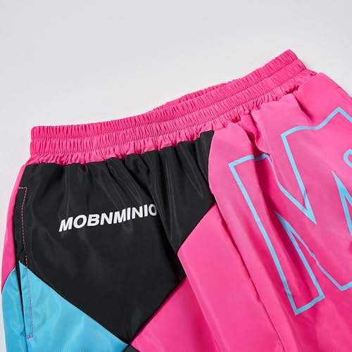 Image of LOLANTA Boys' Girls' Color Block Jacket Track Pants Sets Hip Hop Dance Patchwork Clothes Unisex Streetwear