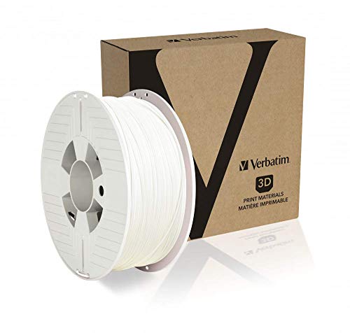 Verbatim PET-G Filament 2 85 mm glycol polyéthylène téréphtalate glycol, Blanc, 1 Verbatim PET-G Filament 2 85 mm glycol polyéthylène téréphtalate glycol, Blanc, 1