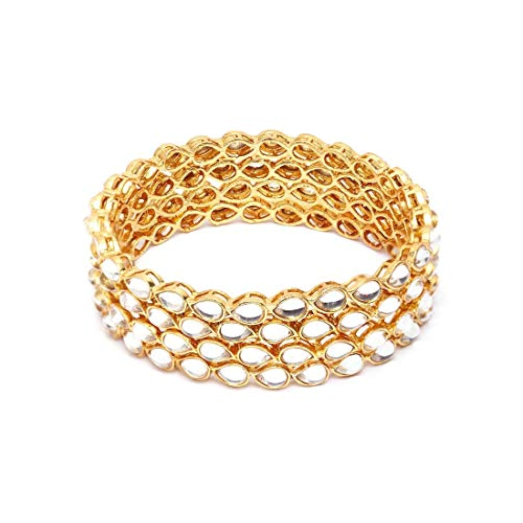 Traditional Kundan Bangles for Women