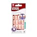 Kiss Everlasting French Nail Kit Medium Pearl Tip 28 Nails (2 Pack)