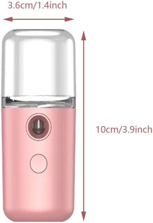 Mllkcao 1 PC 30ml Mini Portable Face Sprayer, Nano Spray Mist Facial Steamer Humidifier Hydrating Water Machine white one size hot sales today 0 : Beauty & Personal Care