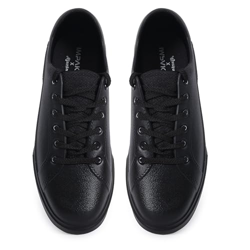 Image of Impakto Men's Sneakers | Lightweight & Washable Casual Shoes | Comfortable Lace-Up Shoes, Office & Travel | Soft Cushioned Insole & Slip Resistant
