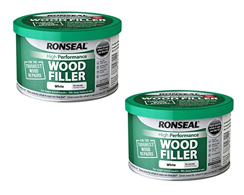 2 X High Performance Wood Filler - White 275g