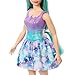 Barbie Unicorn Doll with Turquoise Fantasy Hair, Pastel Outfit, Curvy Body Type & Unicorn-Themed Accessories