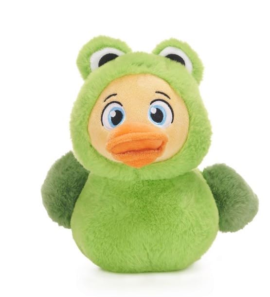 UKToyworld Quack Pack Yellow Duck Frog Costume 9 Inch Plush Ducky