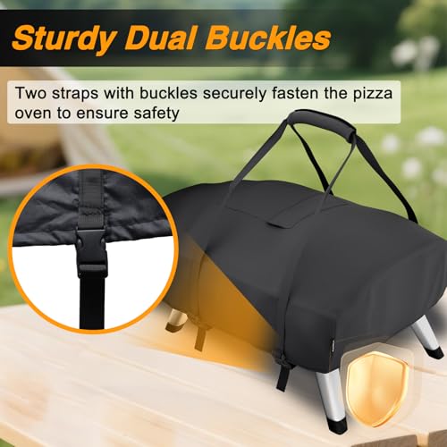 Image of EVRBUL Pizza Oven Cover for Ooni Koda 16 Inch with Pocket and Carry Handle