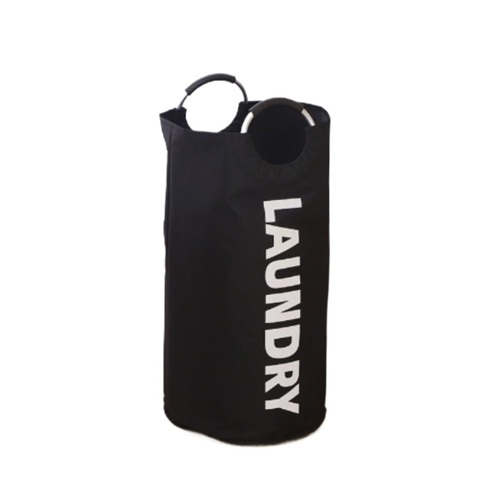 1pc Large Capacity Foldable Laundry Hamper, Collapsible Dirty Clothes Storage Basket(Black)