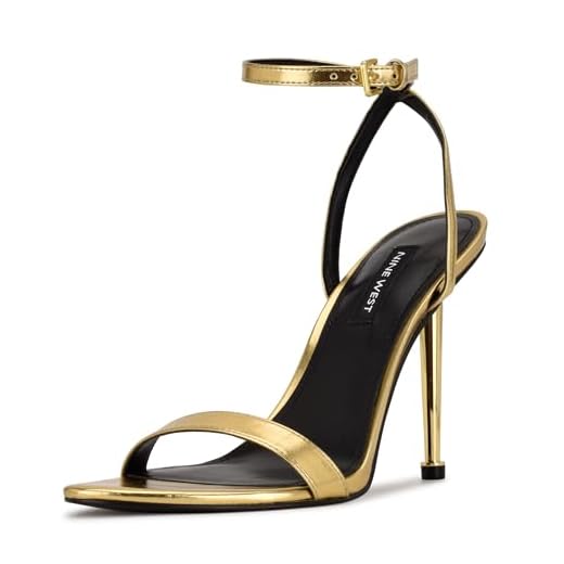 Nine West Reina3 Gold Heeled Sandal