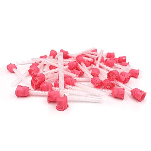 100Pcs Mixing Tips Impression 1:1 Mixing Uniformly (7003 Pink 6.5Mm (1:1）） #TOP3