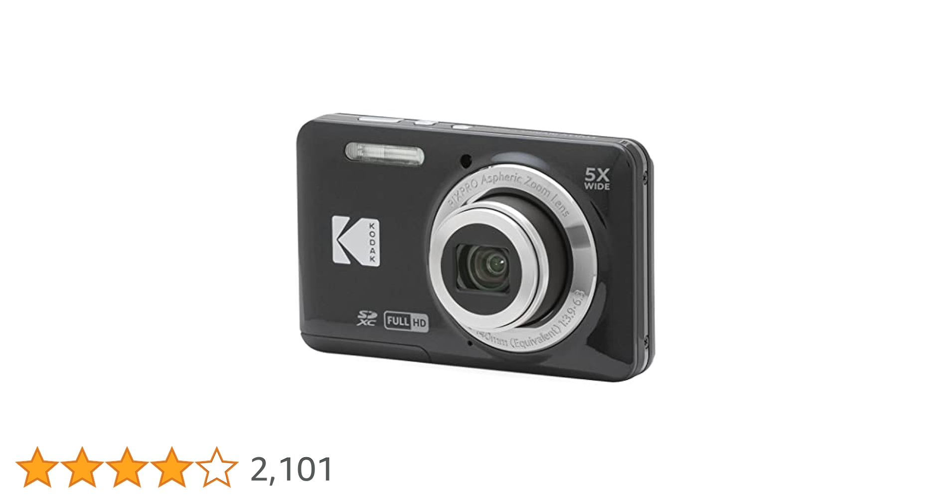 Amazon | KODAK (コダック) PIXPRO 使いやすい ズーム FZ55-BK