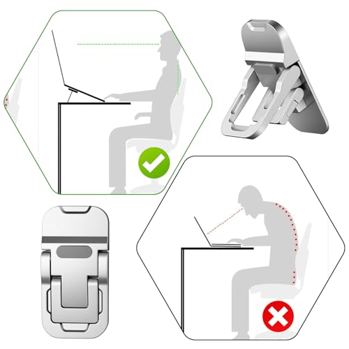 Soporte Plegable para Laptop con 2 Ángulos Ajustables miniatura 4