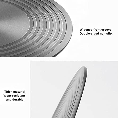 ALEOHALTER Heat Diffuser, Aluminum Induction Diffuser Plate, Defrosting Tray Fast Thawing Plate for Frozen Food, Heat Diffuser for Gas Stovetop, 9/11inch