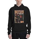 NEWCREATEES Men's Hooded Sweatshirt Bryson Rapper Tiller Long Sleeve Hoodies Pullover Sweatshirt Black Small