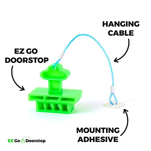Master Manufacturing Ez Go Doorstop Wedge: The Innovative “Push And Go” Feature Makes Going In And Out Of Self-Closing Doors Easier And Safer, Green #TOP5