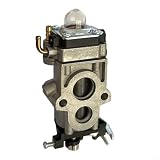 Glewi Kit carburatore per Kawasaki TJ53 WYA-176-1, compatibile con decespugliatori TR53 TE53 TJ53E, parte di ricambio in acciaio per giardino per apparecchiature elettriche esterne