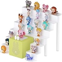 Lifewit Ladder Magnetic Display Shelf Compatible with Tonie Figures, 6 Tiers Metal Shelves for Figures Storage Organiser, Home Office Study