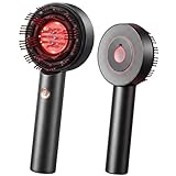 3-in-1 Scalp Massager with Oil Applicator, Portable Cordless Scalp Brush for Men & Women, Adjustable Speed, Soothing Red LED Mode, IPX6 Waterproof, Rechargeable Head Massage Comb for Shower & Dry Use