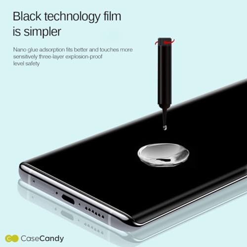 Image of Premium Tempered Glass Screen Protector For Samsung Galaxy S23 Ultra | UV Tempered Screen Guard For Galaxy S23 Ultra - 9H Hardness /HD /Fingerprint Working (PACK OF 1)