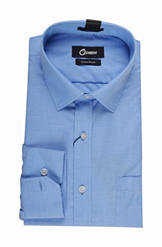 Image of Oxemberg Men's Formal Shirt (Blue, Medium)