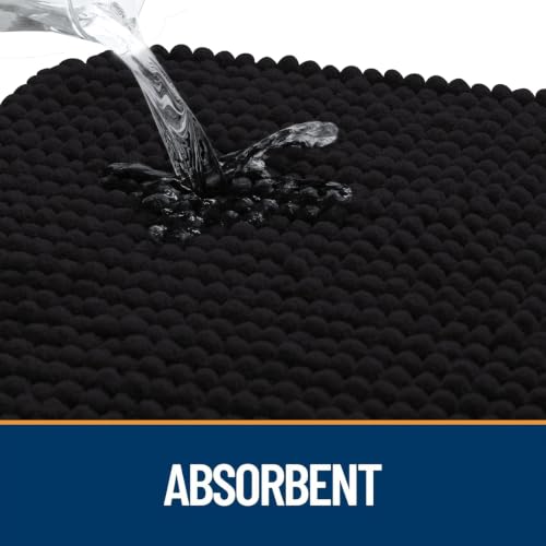 Image of OLANLY Dog Door Mat for Muddy Paws 70x24, Absorbent Chenille Mud Doormat
