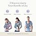 Ergobaby Embrace Baby Carrier Newborn to Toddler - Lightweight Ergonomic Baby Carriers - Cozy Essentials (7-25 Pounds), Ponte Knit, Oxford Blue