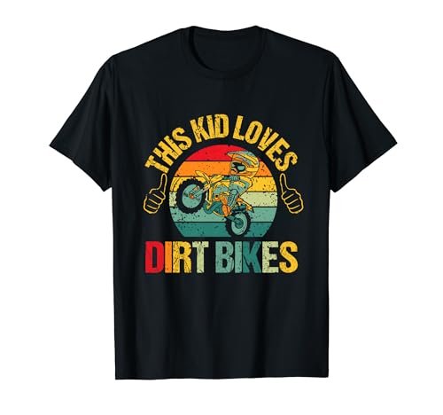 Motocross Kid, Dirt Bike Talent, Off Road, MX Racer Garçon Fille T-Shirt