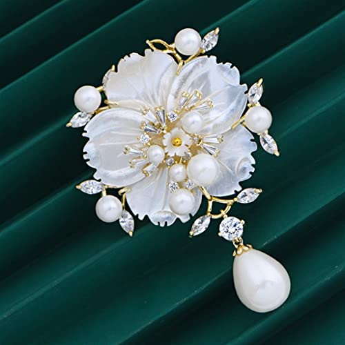 Broche fleur de cerisier pin's mode pour veste et écharpe