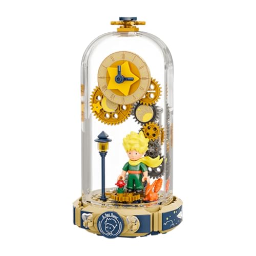 PAN TASY Little Prince Voyage dans Le Temps Ensemble de Blocs de Construction, Inclut Une Housse Transparente pour Protection, Choix Parfait pour Les Fans du Petit Prince