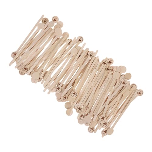 GANAZONO 100 Pcs Wooden Stir Sticks Natural Wood Cocktail Coffee Stirrers Bar Tea Party Supplies