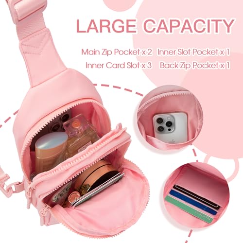 Small Initial Sling Bag for Girls & Women - Cute Crossbody Fanny Pack Gift - Image 3