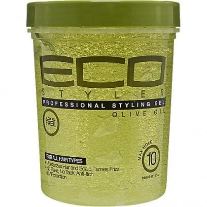 Paquete de 2 geles para peinado con aceite de oliva Eco Styler, 946 ml Cover