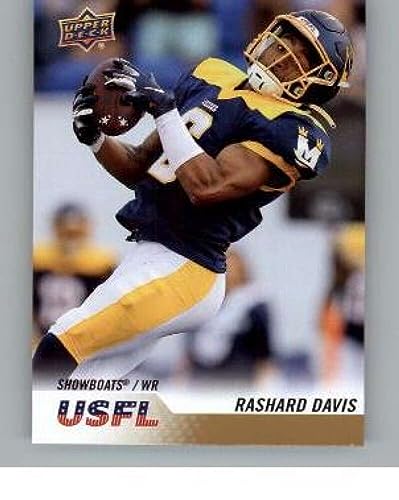 2023 Upper Deck USFL Box Set Gold #11 Rashard Davis Memphis Showboats NFL Football Card NM-MT