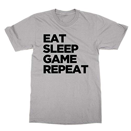 T-shirt Eat Sleep Game Repeat idéal pour vos sessions de streaming et soirées console
